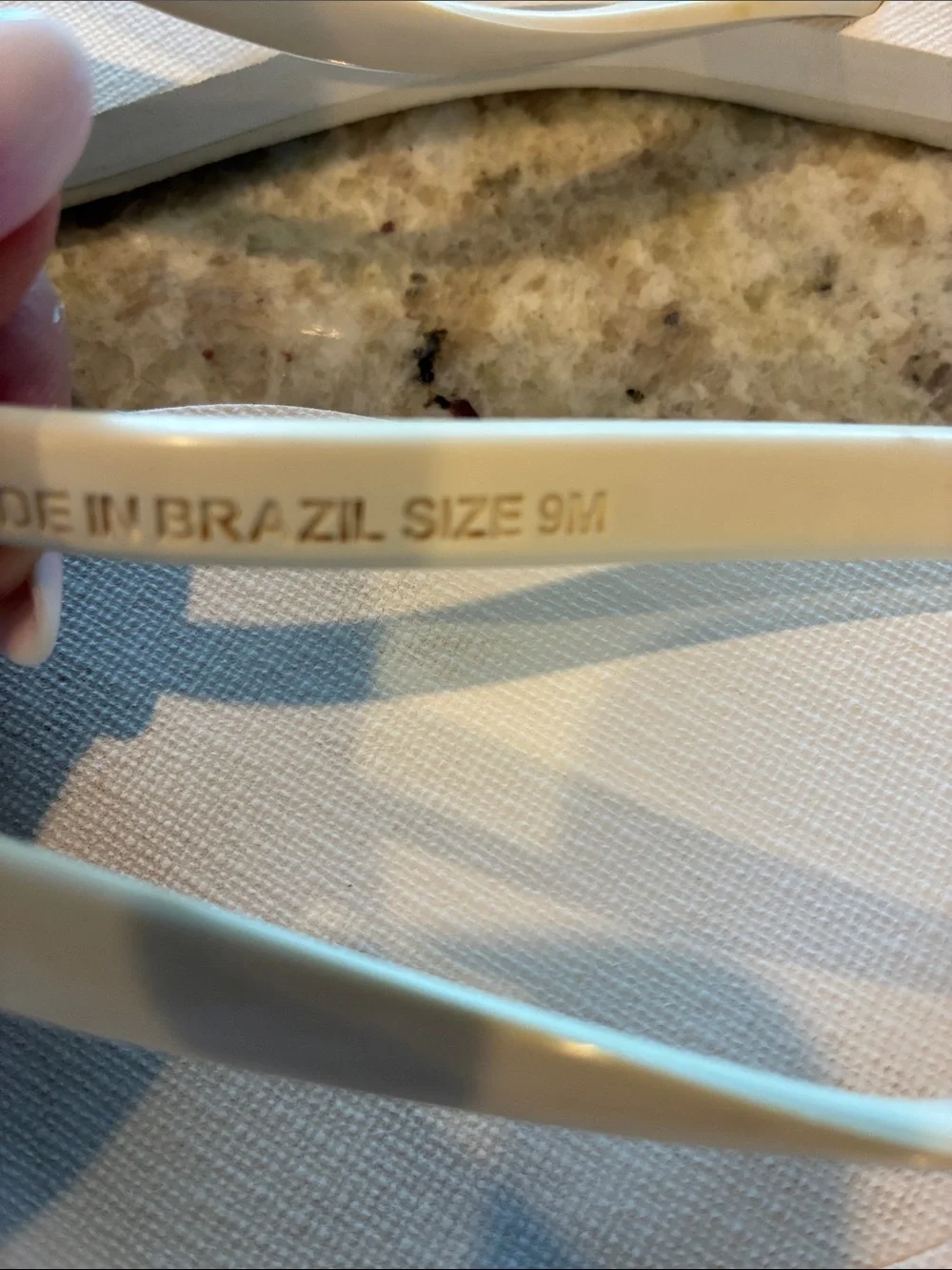 Tory Burch Ivory Logo Flip Flop Sandals - Picture 4 of 4
